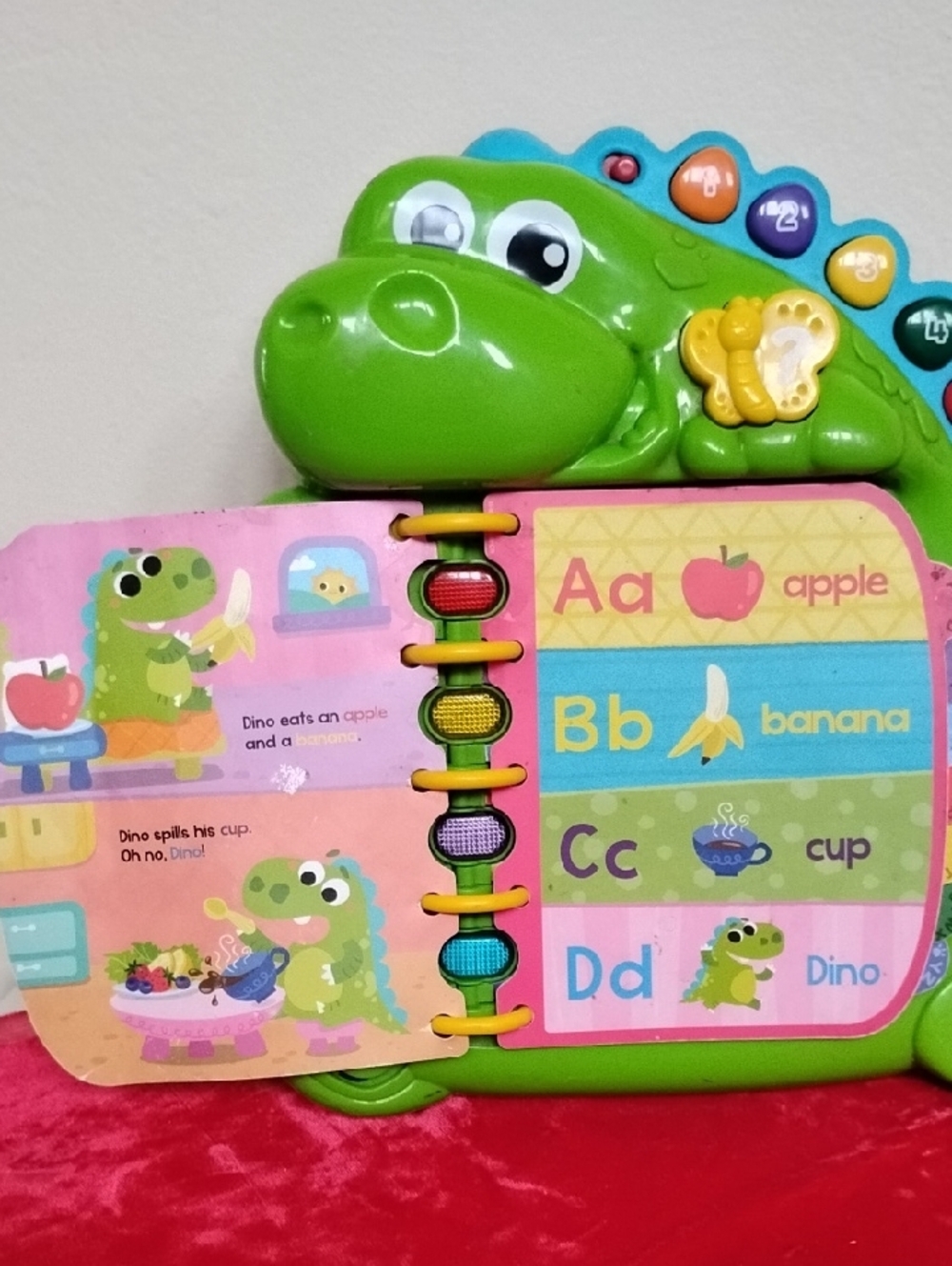 LeapFrog Dino Alphabet & Numbers Learning Toy - Green - Picture 3 of 8